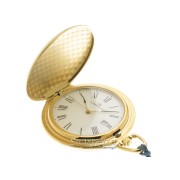 Lorenz pocket watch placcato oro giallo con coperchio 12117CY.